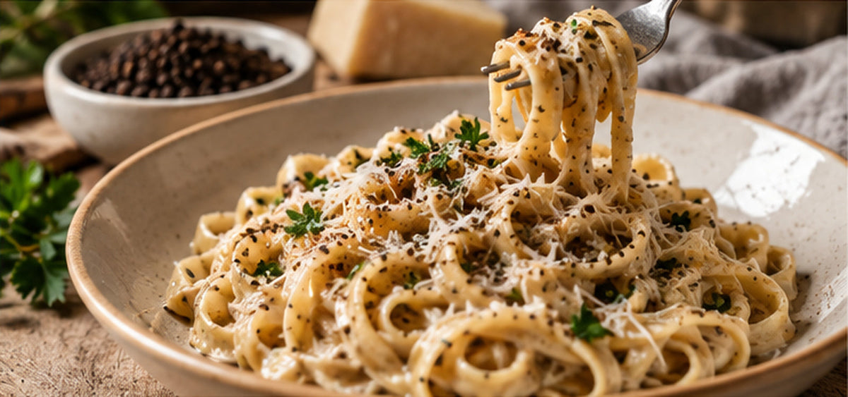 Creamy Black Pepper Pasta