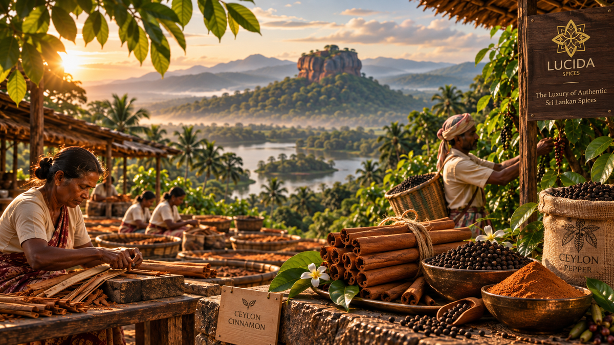 Lucida Spices — Ceylon cinnamon and Sri Lankan black pepper